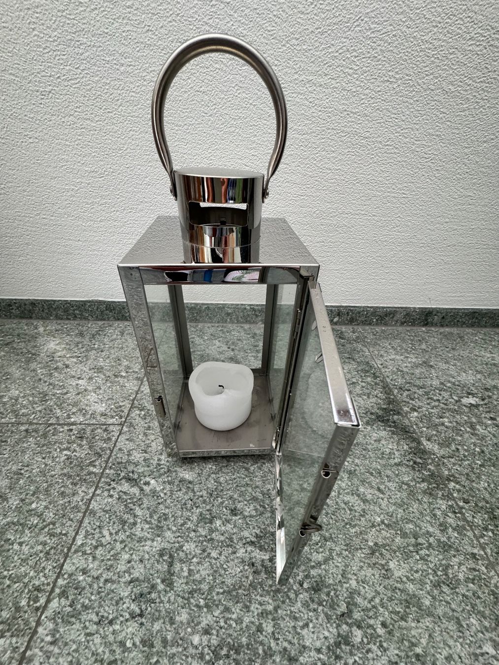 Lanterne: Kerzenlaterne Metall klein – Usato da Celerina venduto da Nivotrade