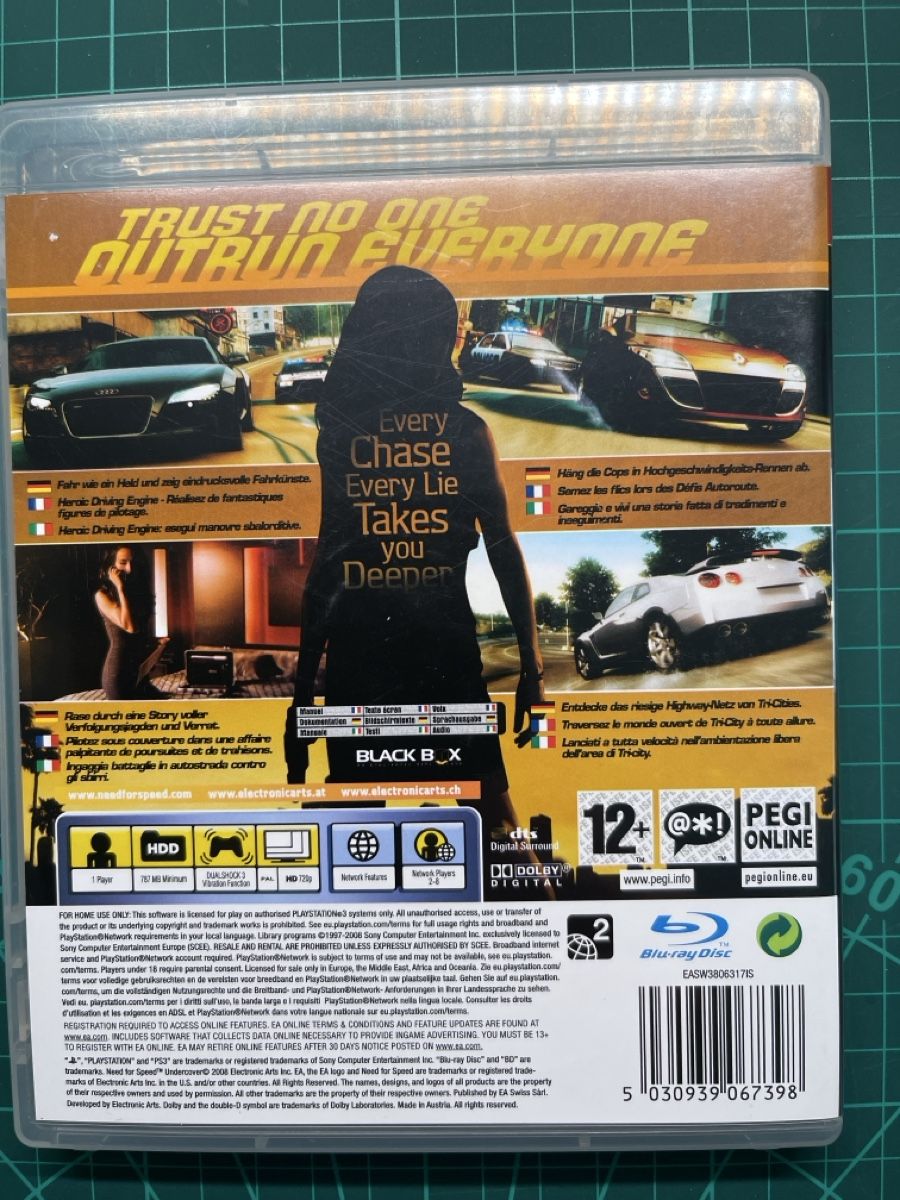 Sony Jeux: Need for Speed Undercover PS3  – D'occasion à Killwangen par cherubim13 1