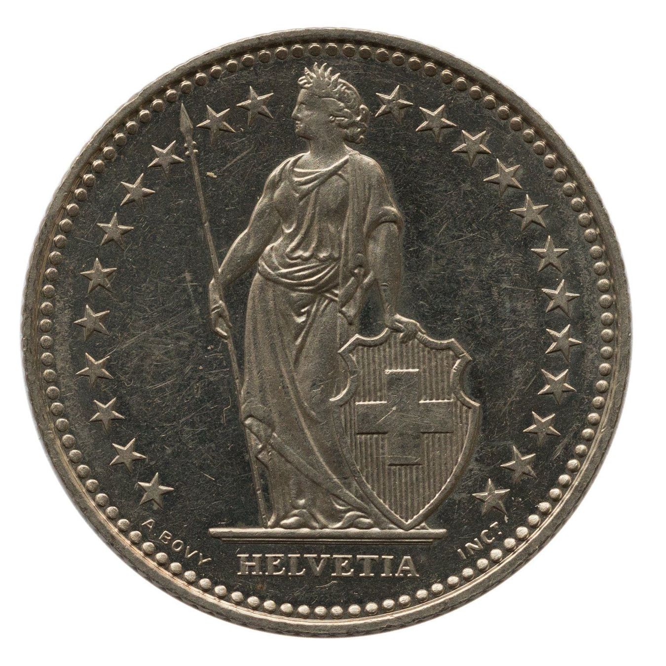 Tutti le monete: 1 Franken 1985 stgl – Usato da Rotkreuz venduto da Swiss-Coins