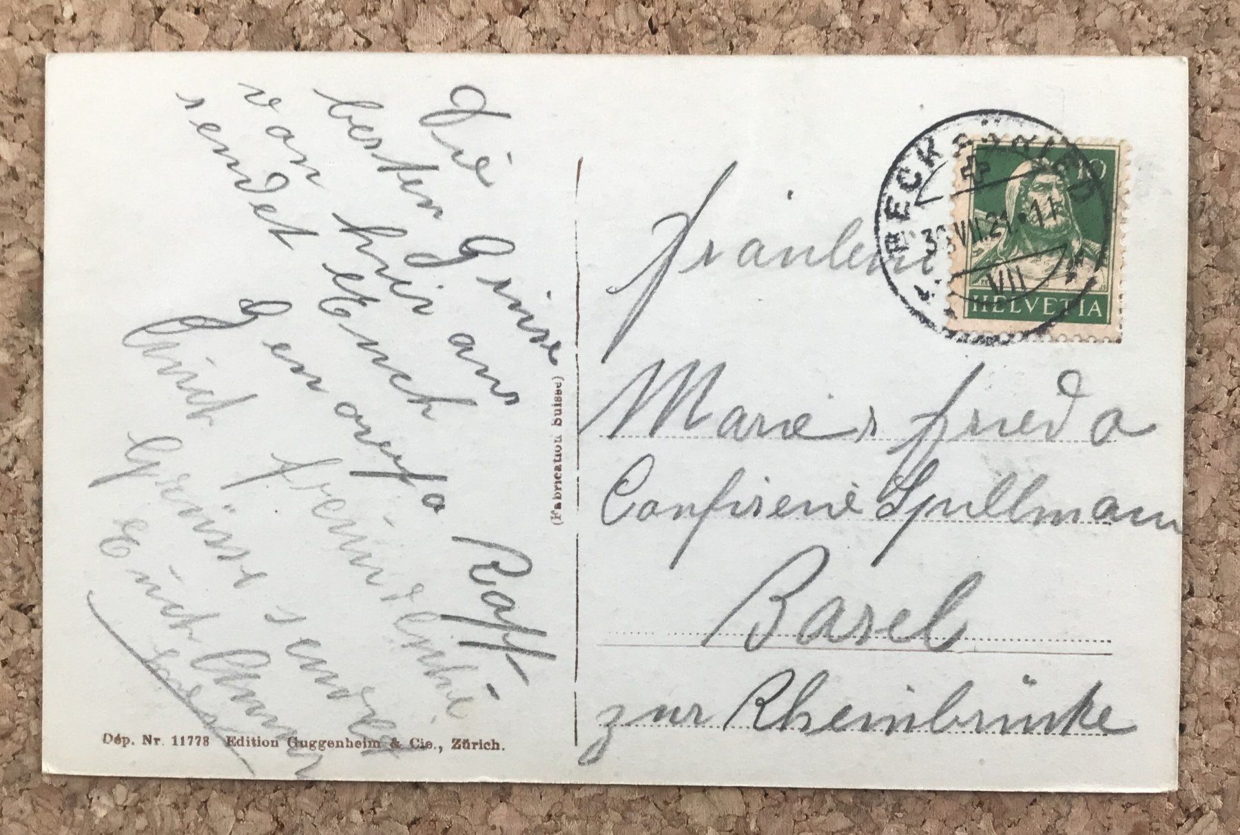 Cartoline postali: ANSICHTSKARTE BECKENRIED – Usato da Ostermundigen venduto da wini63 1