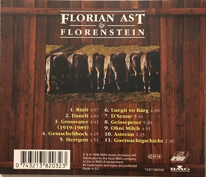 CD: Florian Ast – Florenstein – Usato da Grüningen venduto da azulverde 1