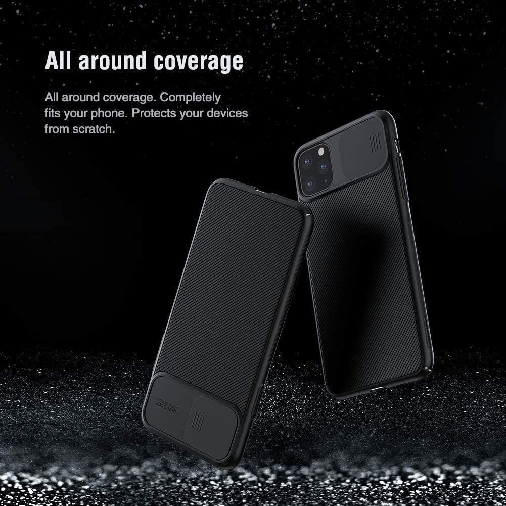 Cover & Protezioni schermo: Étui iPhone 11 Pro - Coque Nillkin avec couvercle caméra – Nuovo e nell'imballaggio originale da Morges venduto da DigiAC 3