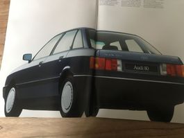 Prospekt Audi 80 8/1987