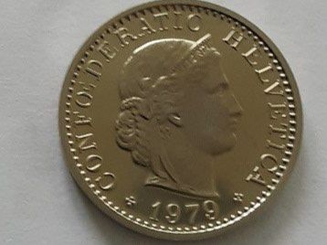 Tutti le monete: 20 Rappen 1979 PP / Stgl – Usato da Hofstetten SO venduto da wer_52gh