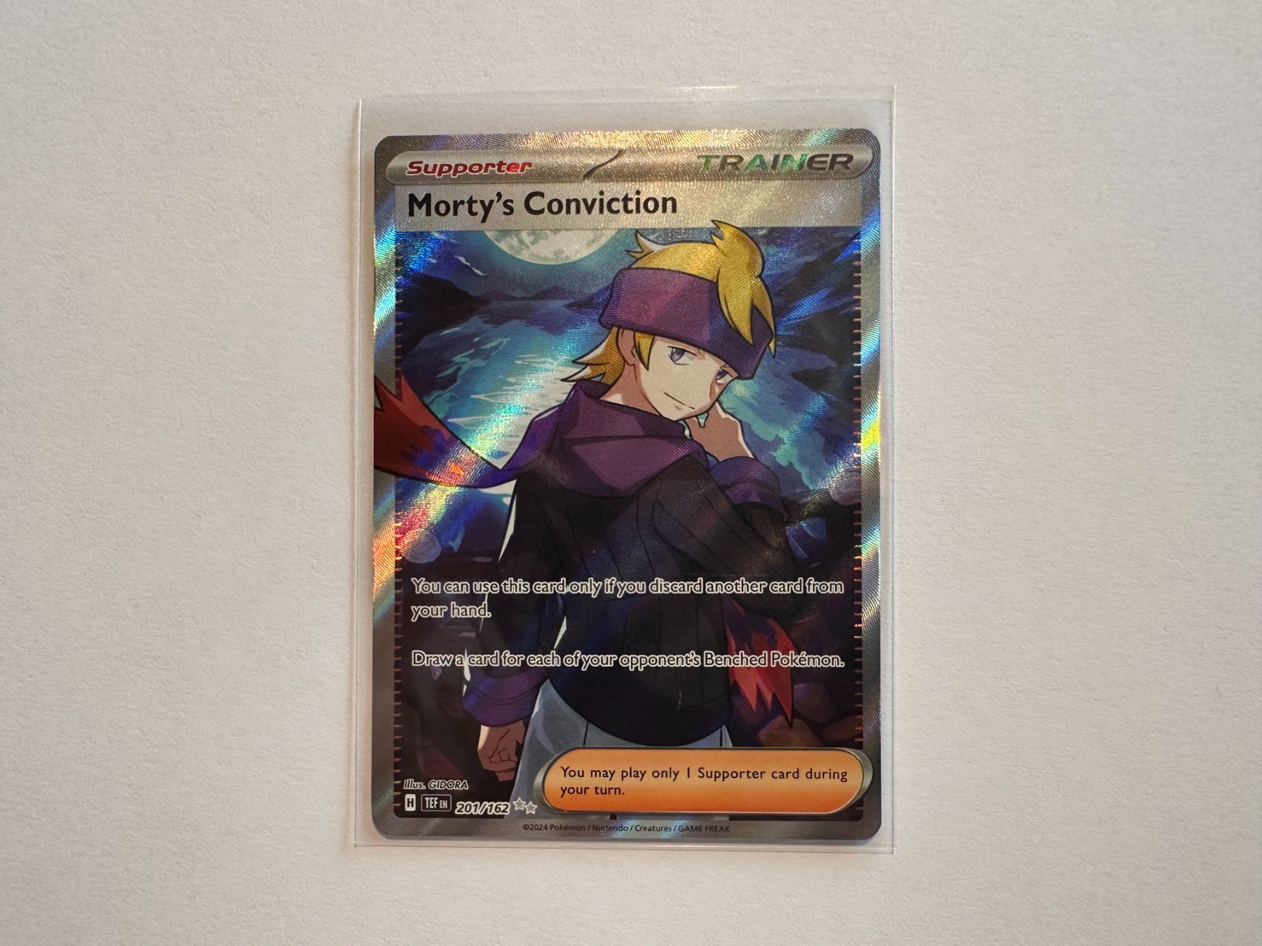 Pokémon Carte collezionabili: Trainer Morty's Conviction Temporal Forces EN – Nuovo (secondo la descrizione) da Hagendorn venduto da Pokecollectorch