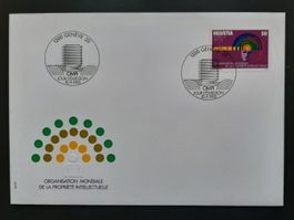 CH Ersttagsbrief der OMPI 1985