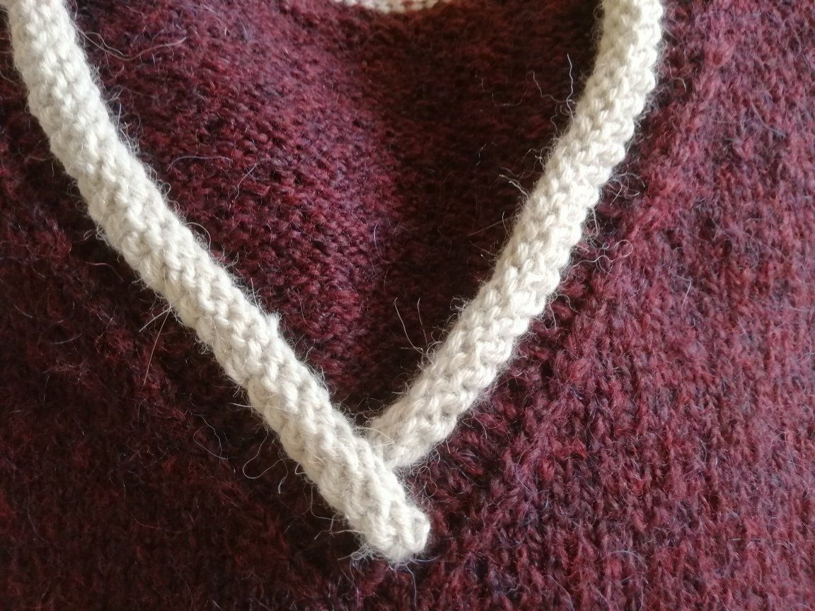 Maglioni & Felpe: Pulli "Crimson" aus Merino/Alpaca  NEU – Nuovo (secondo la descrizione) da Langenthal venduto da Handstrick 5