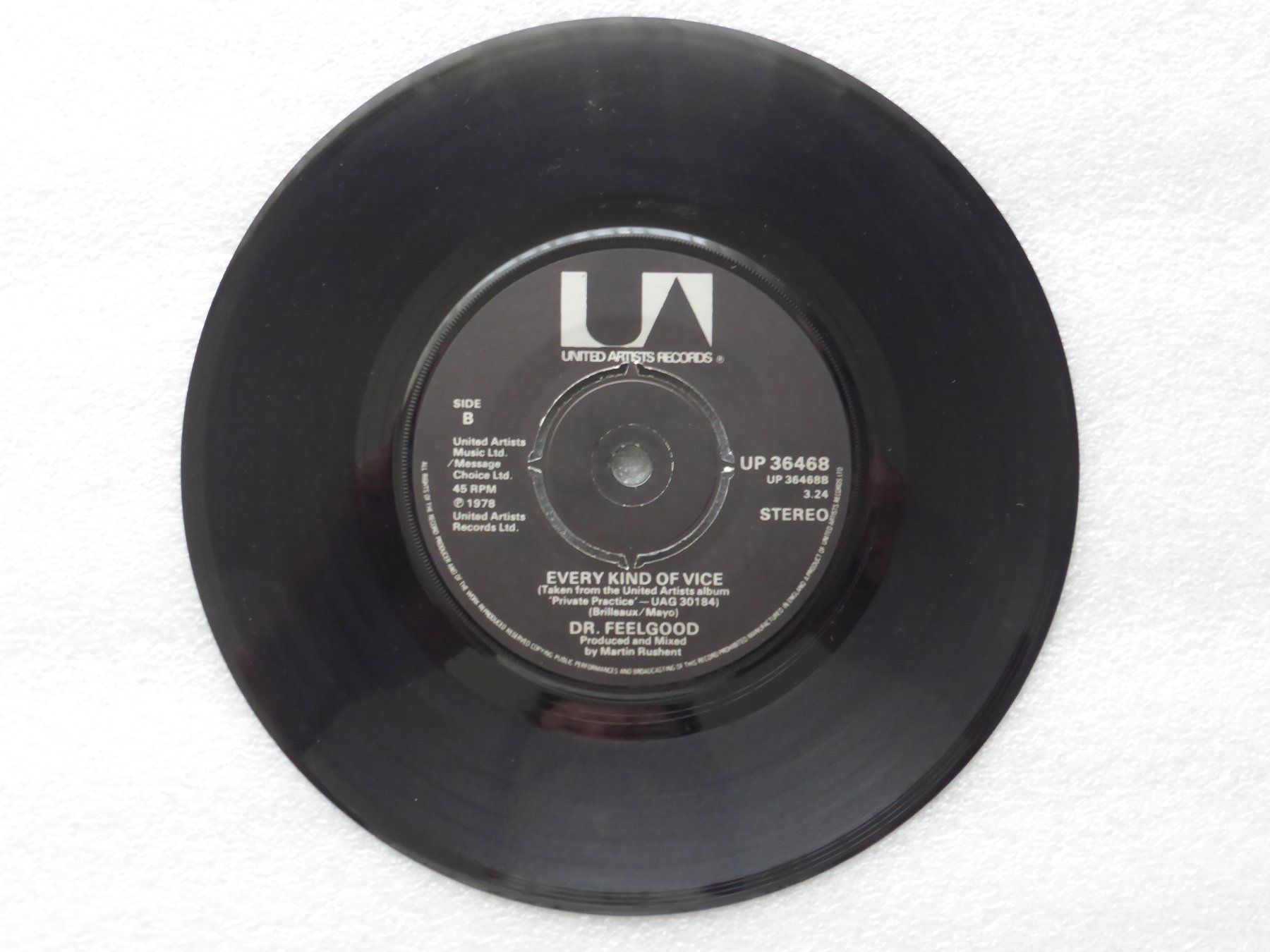 Dischi in vinile: Vinyl Single   DR. FEELGOOD – Usato da Küssnacht am Rigi venduto da Mondkinder 2