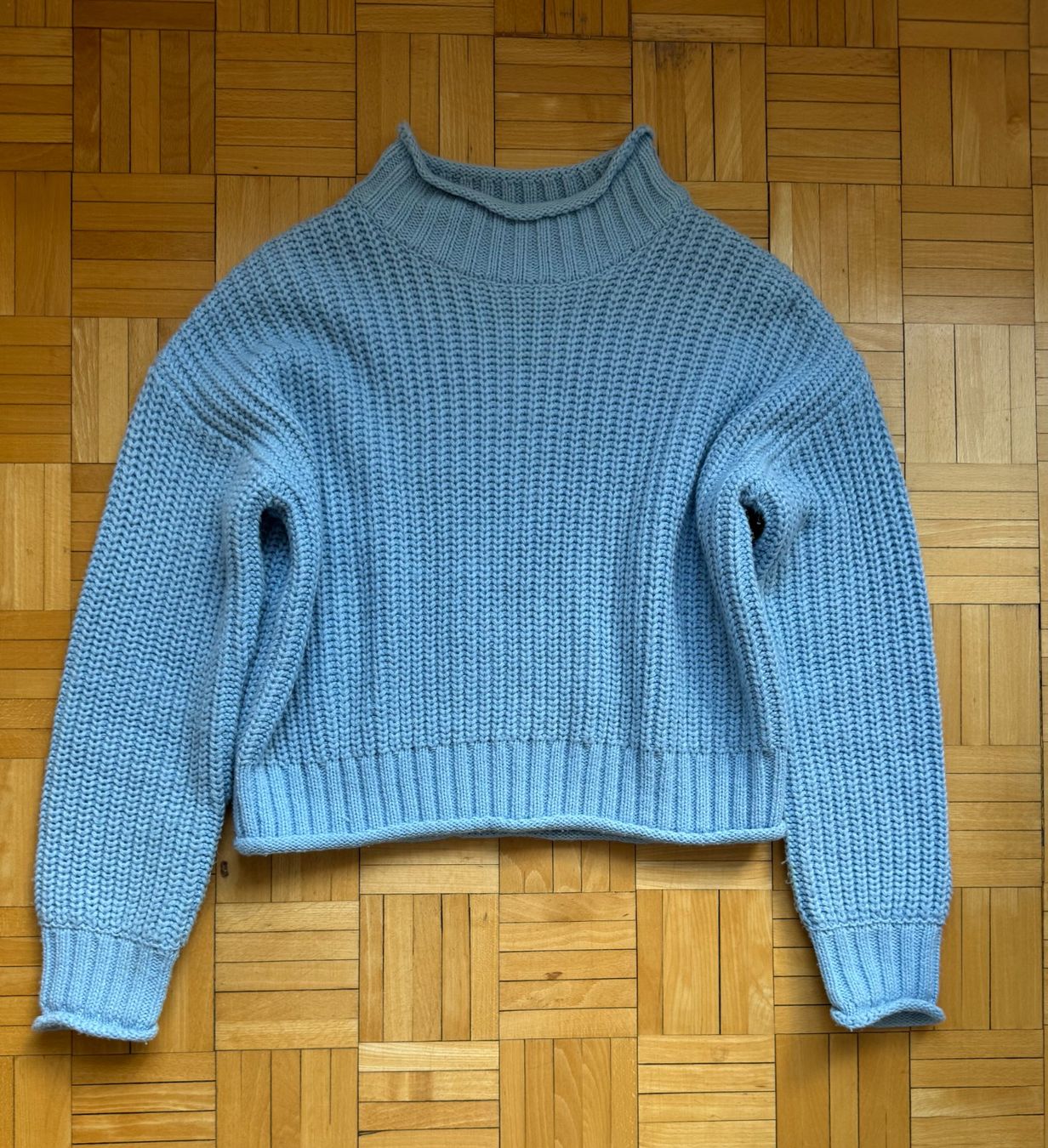 Maglioni & Felpe: Pull Tally Weijl bleu clair col montant taille S – Usato da Aubonne venduto da lou_g9cd 1