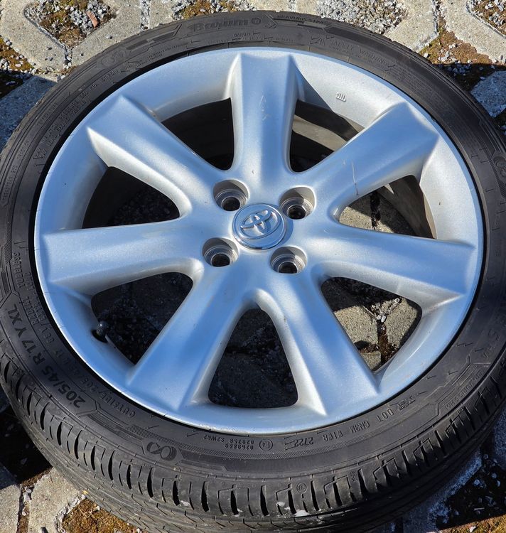 Toyota Yaris TS XP9 P9 Felgen 6,5x17 original Räder Alu (Gebraucht) in ...