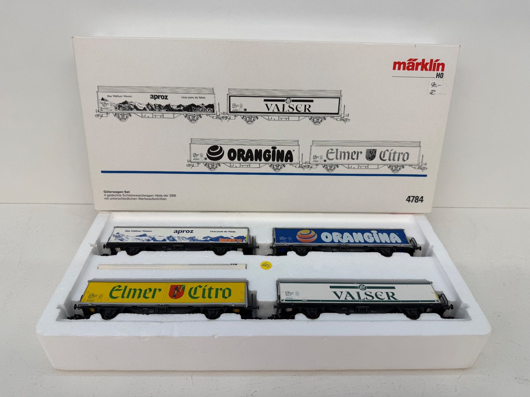 Märklin Modellini di ferrovie: 4784 Märklin Güterwagen-set der SBB – Usato da Büsserach venduto da ModellbahnDepot