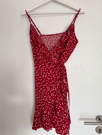 NEU! Süsses Wickelkleid mit Herzli Gr.XS