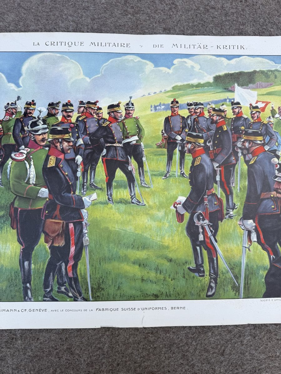 Armée suisse Uniformes: Lithographie Armée Suisse (Eggimann) – D'occasion à Fribourg par Ardoffel 4