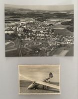 Photo/Postkarte - Flugplatz Fillistorf & Flugaufnahme Guin