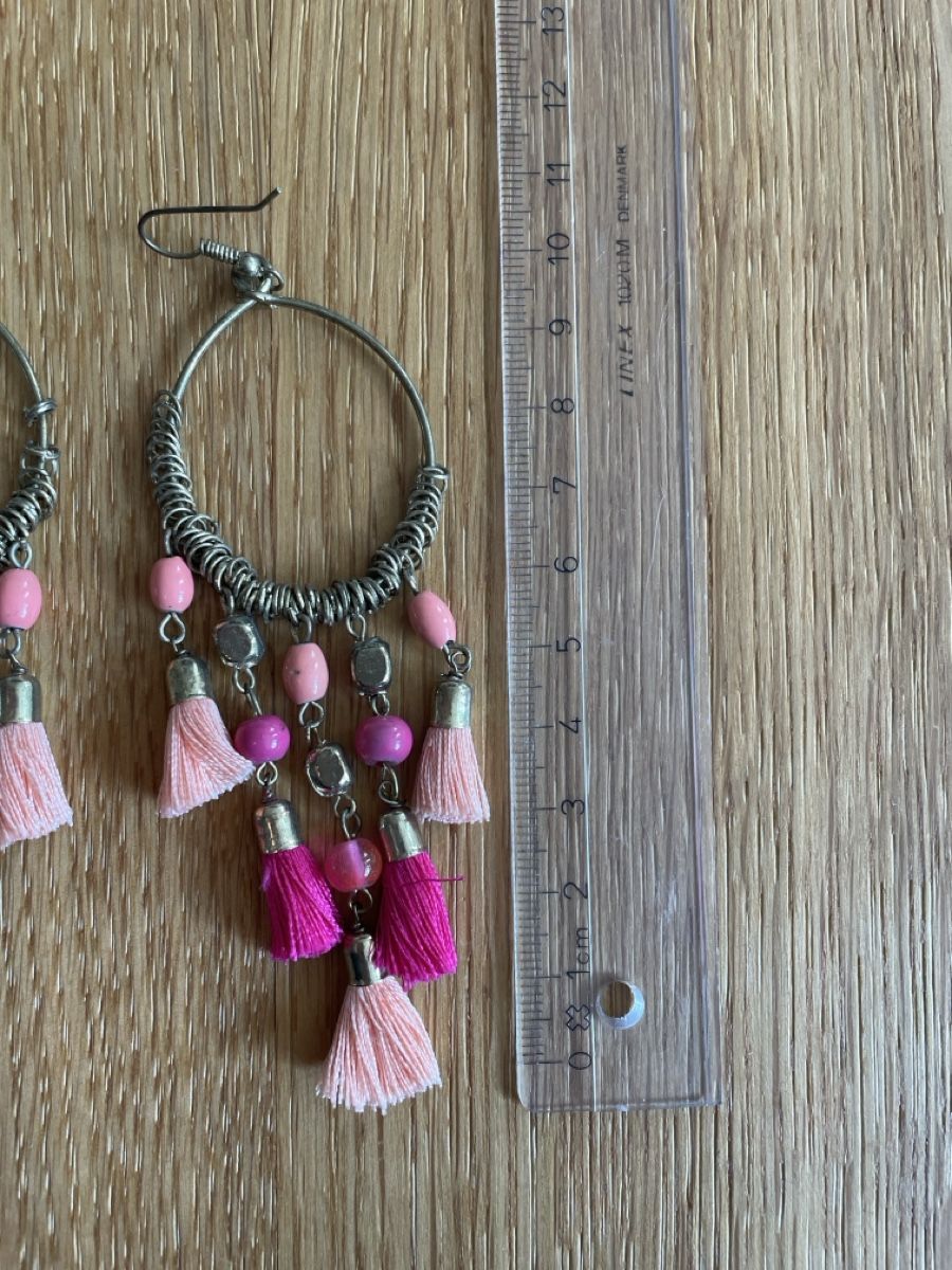 Orecchini pendenti & Orecchini a lobo: Ohrringe Modeschmuck rot/pink – Usato da Forch venduto da Strawberry_JvN 1