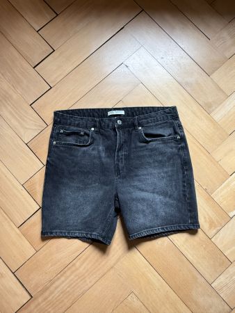 ZARA - Herren Jeansshorts schwarz 46 (L)