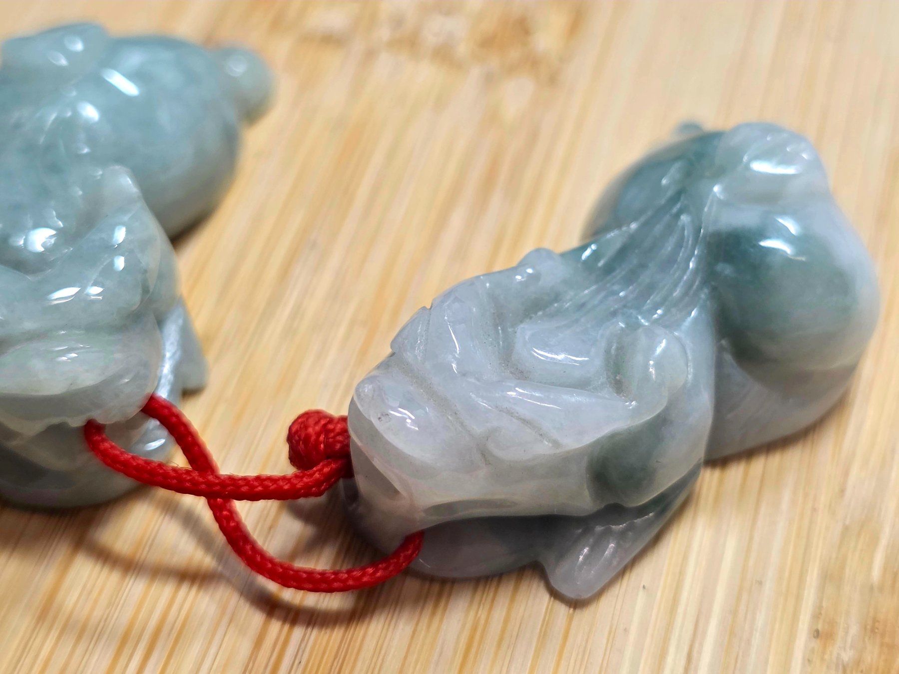Minerali & Pietre curative: 2 Jade Pixiu – Nuovo e nell'imballaggio originale da Matzingen venduto da Shay_Crystalz 1