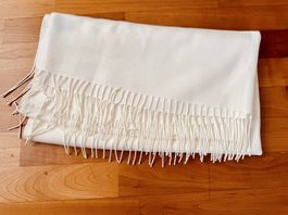 Brautstola/Tuch in offwhite