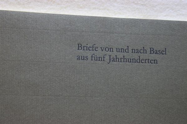 Libri: Briefe von und nach Basel – Usato da Thun venduto da Fbchm 1