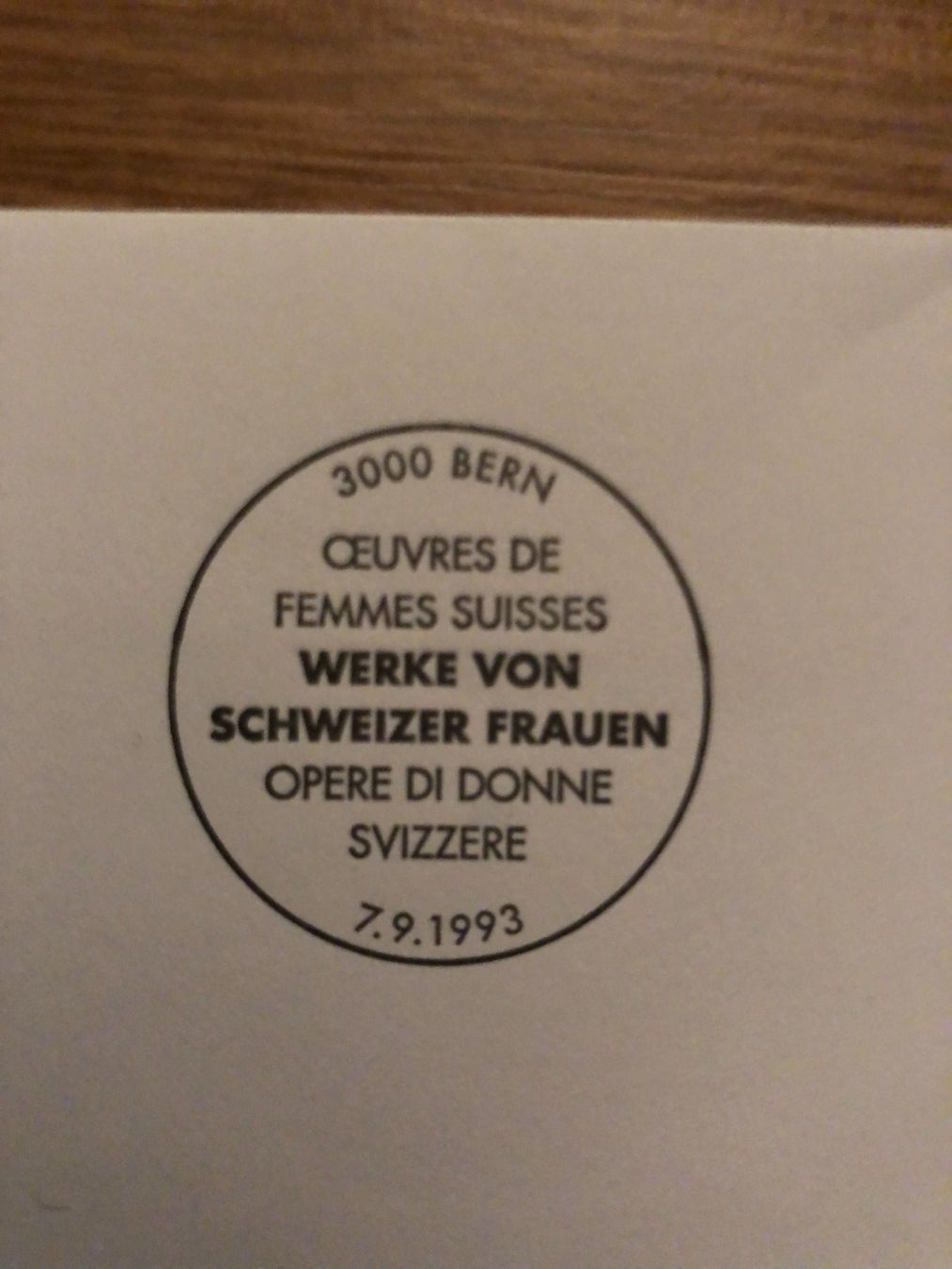 Alle Briefmarken: FDC Werke von Schweizer Frauen 7.9.1993 – Neu (gemäss Beschreibung) aus Landquart von interesse63 1