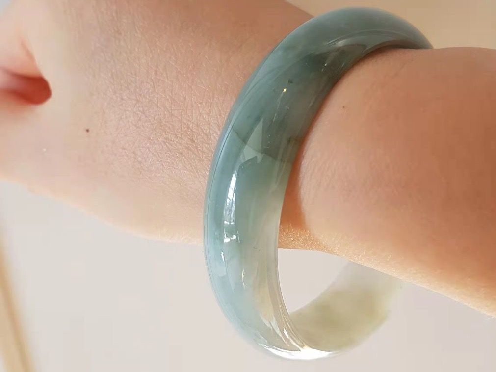 Bracciali & Braccialetti: Armreif Jadeite-Jade 60.7 mm Typ A – Nuovo (secondo la descrizione) da Bern venduto da Steinfieber 2