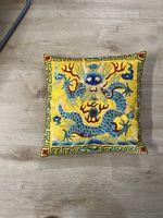 Embroidered Chinese Cushion Cover - Dragon Design!