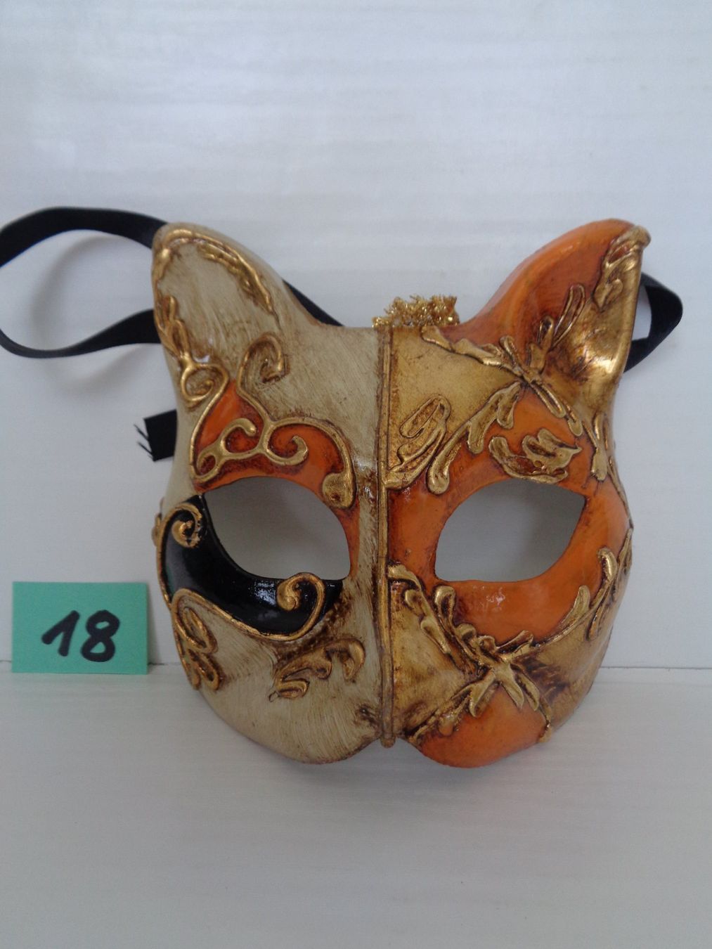 Maschere: Venezianische Katzenmaske - Vintage – Usato da Chur venduto da omonia