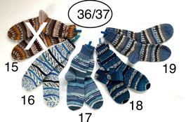 handgestrickte Wollsocken, 36/37