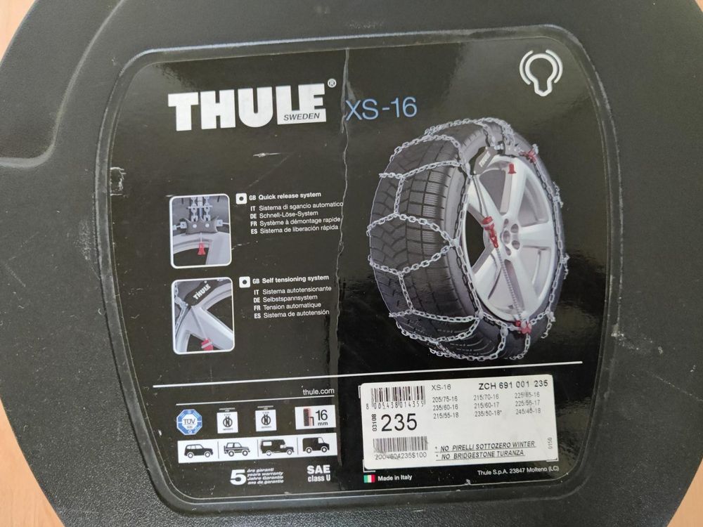 CHAINES A NEIGE THULE-KONIG XB 16 GR 235 215/55-18 16 MM ÉPAISSEUR