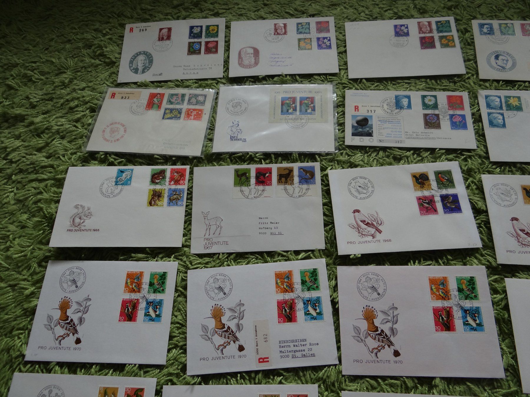 Tutti i francobolli: Pro Juventute FDC 1958-1991 ab CHF 1.-- – Usato da Kriens venduto da Na4 1