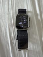 Apple Watch Ultra 3, boîtier titane, bracelet noir, état neu