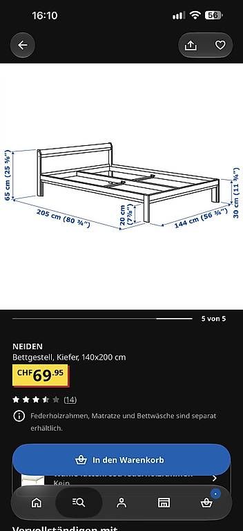 Betten: IKEA Bett zu verschenken  – Gebraucht aus Schaan von jul_zc87 1
