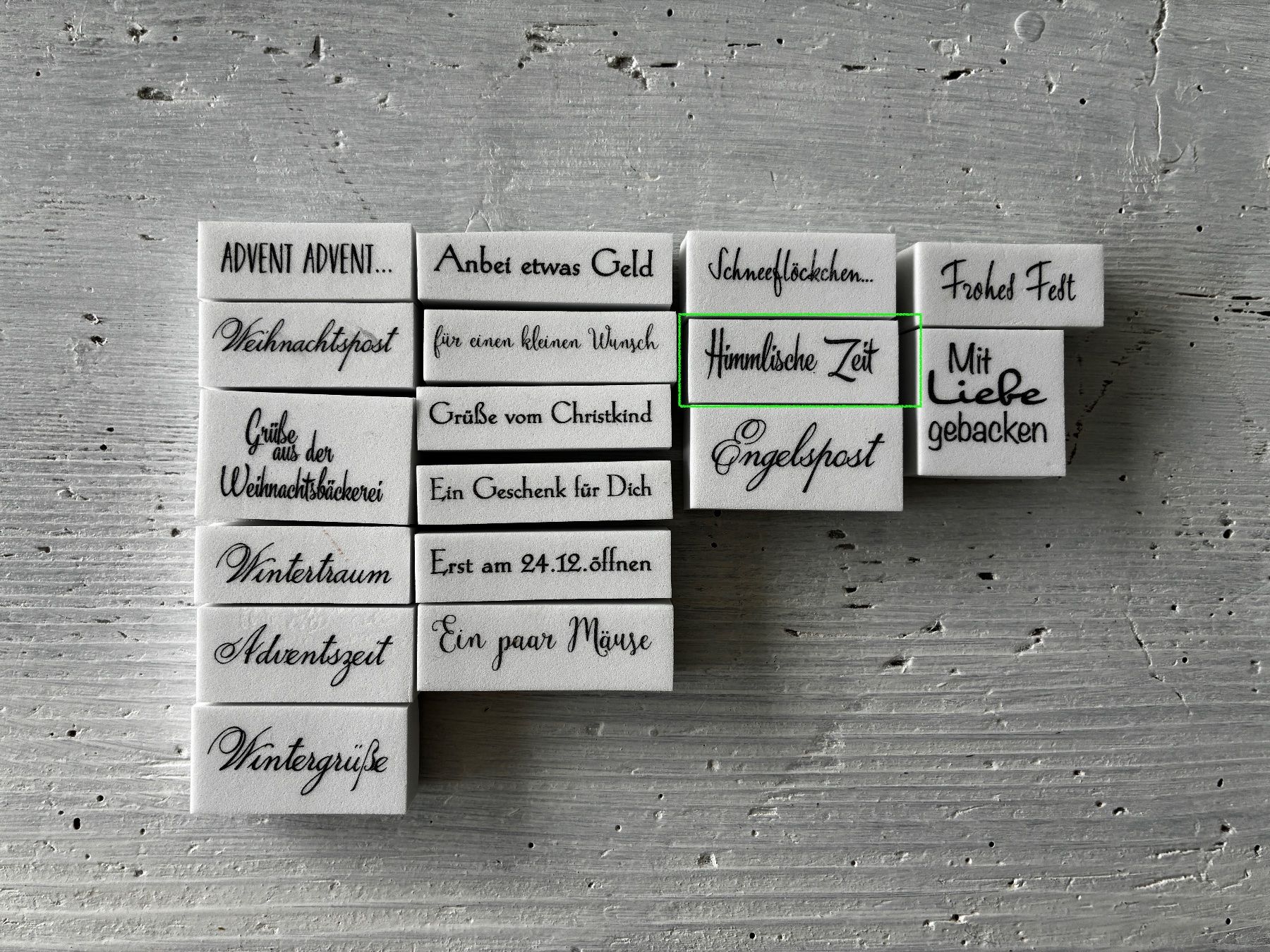 Timbri: LaBlanche Stempel Spruch 'Himmlische Zeit' 1-teilig – Usato da Glattfelden venduto da Qwerasdf 1
