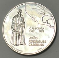 200 Esc.- 1.Europäer in California- Portugal (Silber .925)