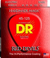 DR Electric Bass Strings, Red Devils 5-String 45-125