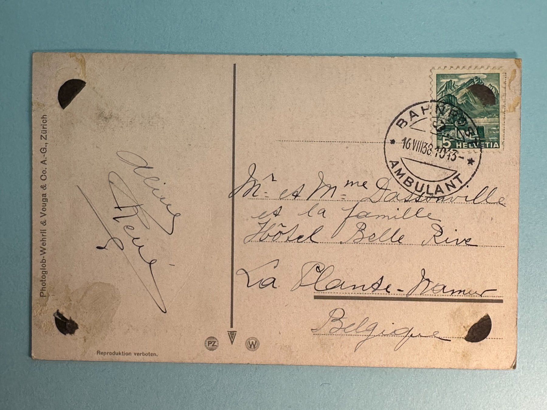 Cartoline postali: Lütschine mit Jungfrau – Usato da Steg VS venduto da danwer74 1