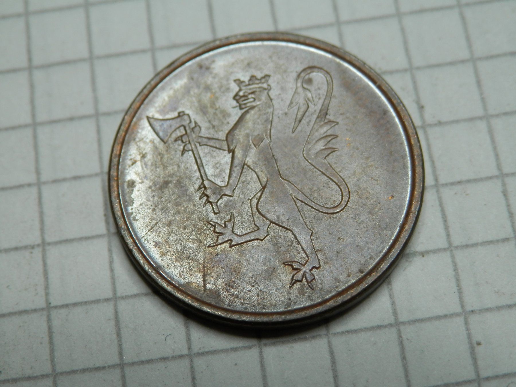 Tutti le monete: Norwegen  5 Öre, 1977 – Usato da Weiach venduto da weiach81