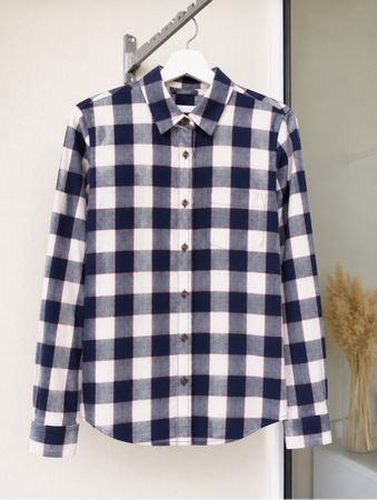 Perfect Shirt Damenhemd Kariert XS – 100% Baumwolle