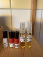 5 Amouage Proben Outlands Decision Interlude Black Iris Suns
