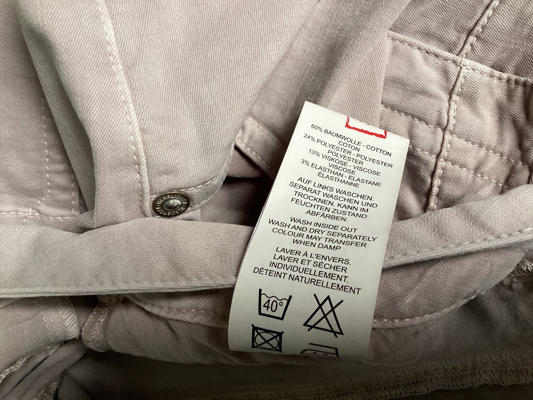 Herrlicher Pantaloni: Herrlicher rosa Hose, Grösse 32/32 wunderschön! – Usato da Homberg b. Thun venduto da Homata 5