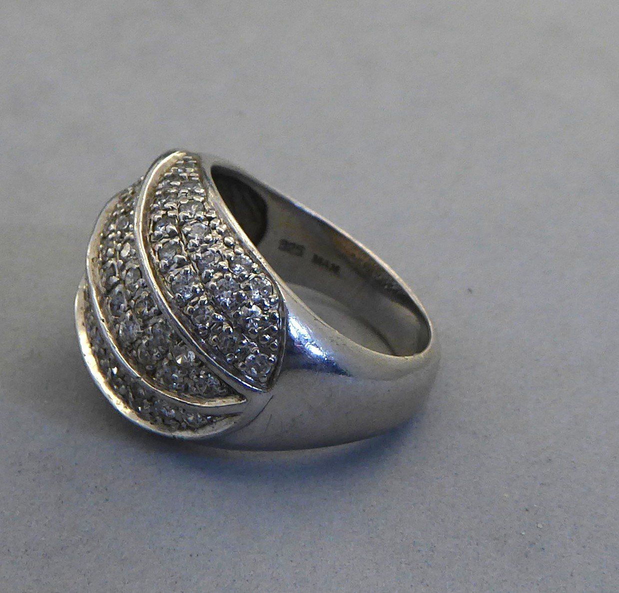Bagues: Ring 925 Silber mit synthetischen Steinchen – D'occasion à Muri AG par Lineli2020 3