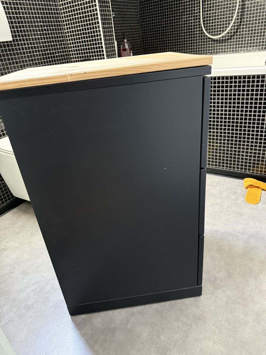 Ikea Cassettiere: Nordli Kommode Ikea, ergänzt mit Holzabdeckung – Usato da Luzern venduto da sandra719 2