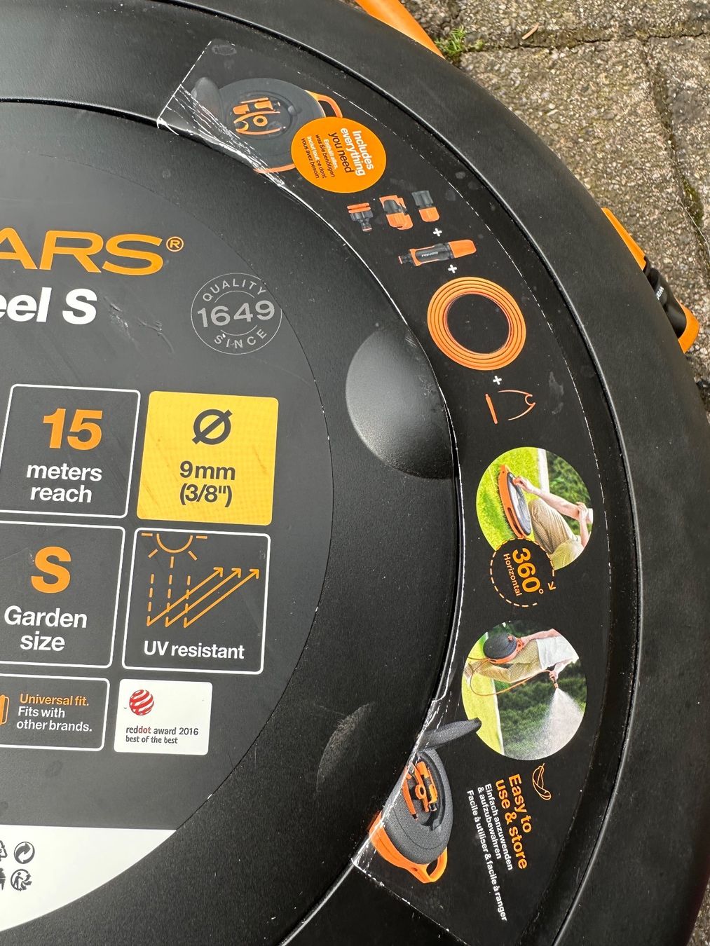 Tubi & Tubi flessibili: Fiskars Waterwheel S – Nuovo (secondo la descrizione) da Dottikon venduto da Maui-wowie 4