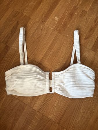 Bikini Oberteil Weiss Grösse S/M