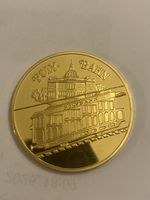 Silbermedaille vergoldet Polybahn