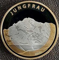 (943) 10 Fr.  PP, 2005 Jungfrau in Etui PP mit Zertifikat
