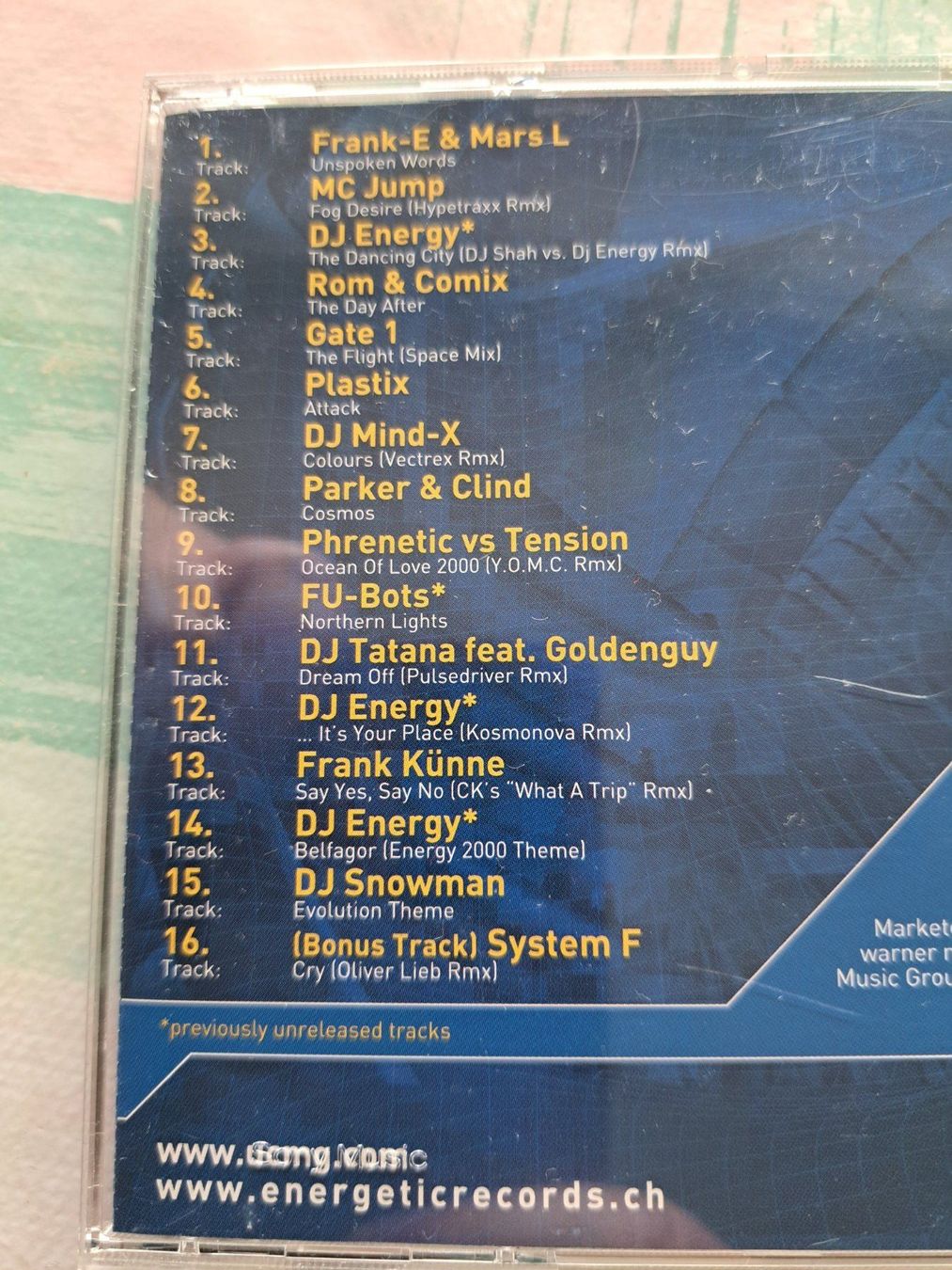 CD: Cd Energy 00 - The Compilation DJ Energy – Usato da Pully venduto da bro_n52j 2
