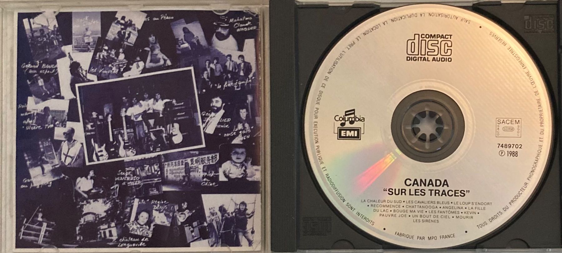 CD: CANADA - SUR LES TRACES – Usato da Poliez-Pittet venduto da Newtown-Records 2