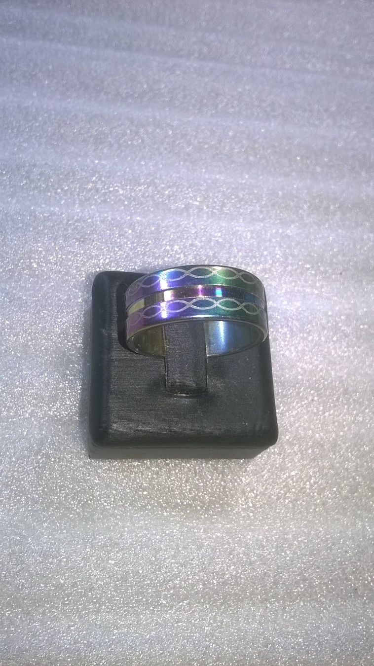 Ringe: RING EDELSTHAL,,REGENBOGEN FARBE,,,GLANZIG – Neu (gemäss Beschreibung) aus Basel von bijoutrie_4 1