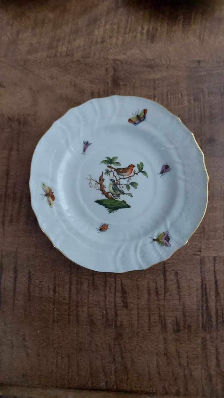 Herend Teller: 3 Herend Rothschild Bird Teller 15cm – Gebraucht aus Altstätten SG von Life5 2